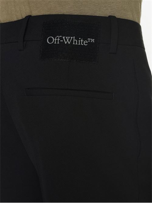 Wool trousers OFF WHITE | OMCO005S23FAB0051000